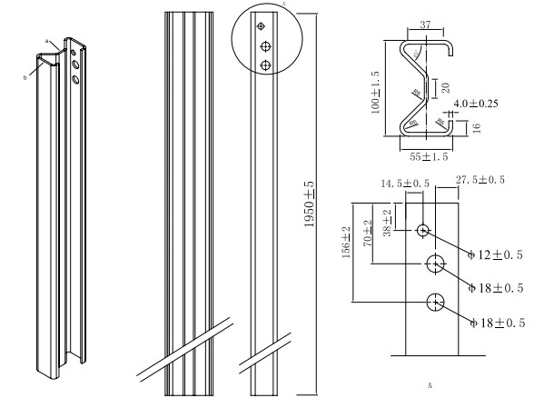 21KW 45#場所を形作る16のステップの機械を形作る鋼鉄シグマ プロフィール ロール